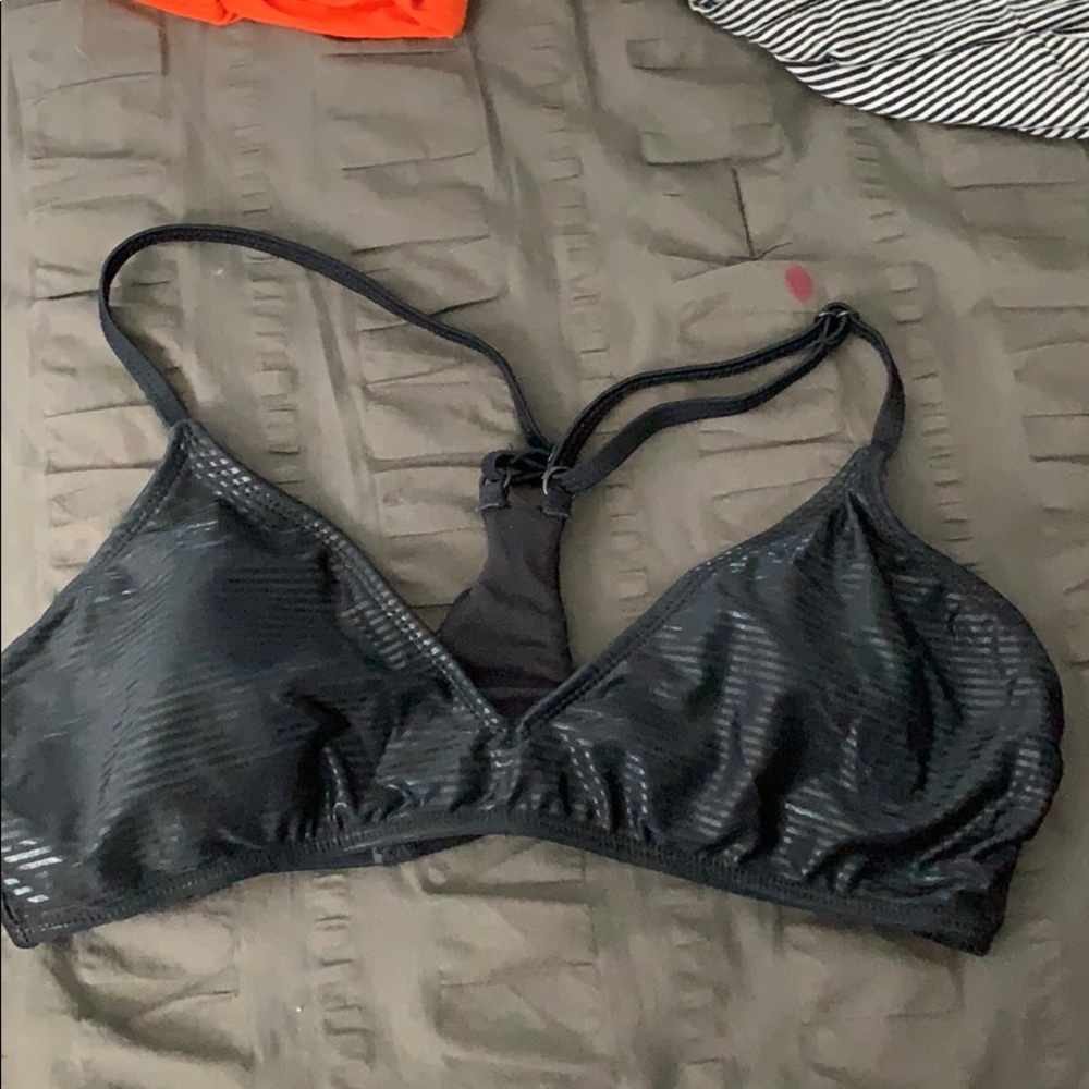 Black bathing suit top